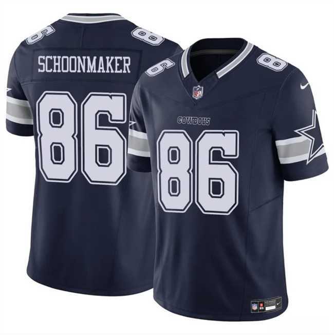 Men & Women & Youth Dallas Cowboys #86 Luke Schoonmaker Navy 2023 F.U.S.E Vapor Untouchable Limited Stitched Jersey->dallas cowboys->NFL Jersey